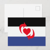 Switch-Pride-Markierung Postkarte (Vorne/Hinten)