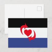 Switch-Pride-Markierung Postkarte (Vorne/Hinten)