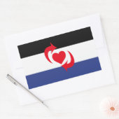 Switch-Pride-Markierung Rechteckiger Aufkleber (Umschlag)