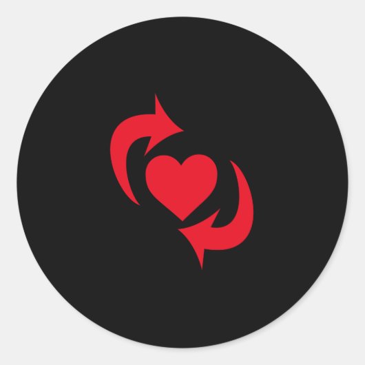 Switch-Stolz Runder Aufkleber (Vorderseite)