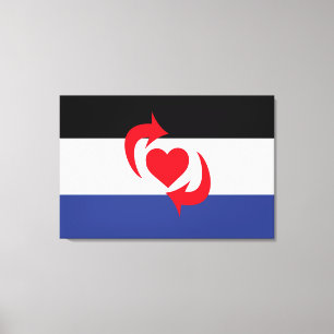 Switch Stolzflagge Leinwanddruck