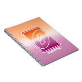 Switch Style Lesbian Flag Notebook Notizblock (Rechte Seite)