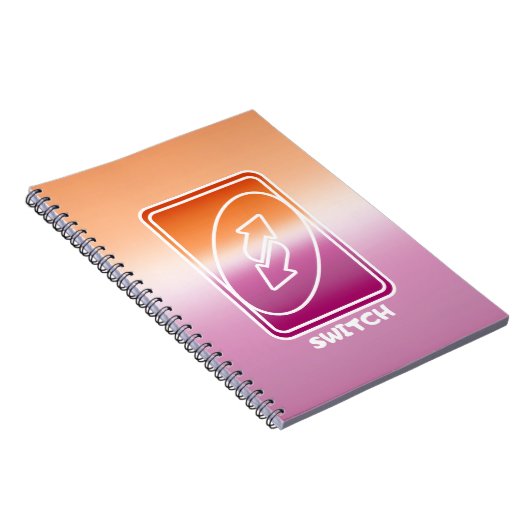 Switch Style Lesbian Flag Notebook Notizblock (Rechte Seite)