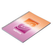 Switch Style Lesbian Flag Notebook Notizblock (Linke Seite)