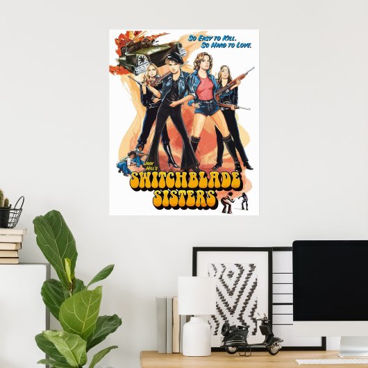 Switchblade Sisters Poster (Heimbüro)