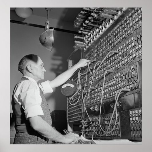 SWITCHBOARD-OPERATOR 1943 POSTER (Vorne)