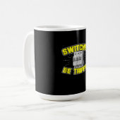 Switches Be Trippin Electrician Gift Kaffeetasse (Vorderseite Links)