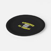 Switches Be Trippin Electrician Gift Pappteller (Schrägansicht)