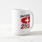Switzerland 2026 Soccer Fan Gear Supporters Kaffeetasse (VorderseiteRechts)