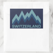 SWITZERLAND-Aufkleber Rechteckiger Aufkleber (Tasche)