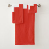 Switzerland Flag Badhandtuch Set (Insitu)