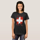 Switzerland Flag Bern Genf State Nationality T-Shirt (Vorne ganz)