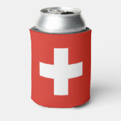 Switzerland Flag Dosenkühler (Kanne Rückseite)