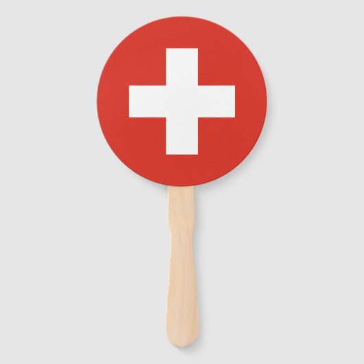 Switzerland Flag Fächer (Vorderseite)