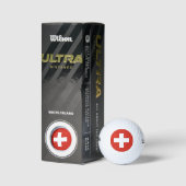 Switzerland Flag Golfball (Verpackungen)