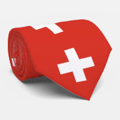 Switzerland Flag Krawatte (Gerollt)