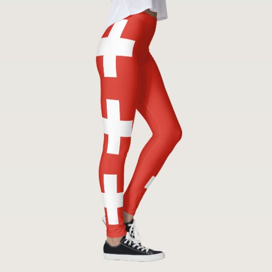 Switzerland Flag Leggings (Rechts)