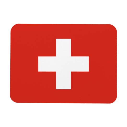 Switzerland Flag Magnet (Horizontal)