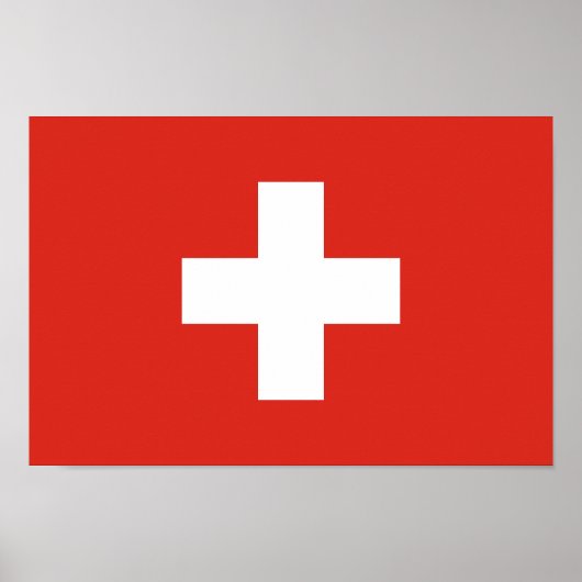 Switzerland Flag Poster (Vorne)