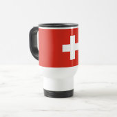 Switzerland Flag Reisebecher (Vorderseite Links)