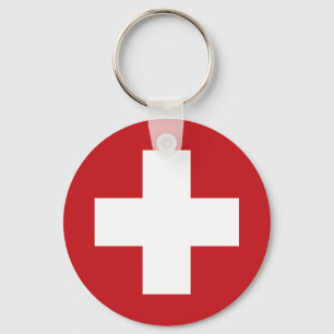 Switzerland Flag Schlüsselanhänger