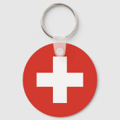 Switzerland Flag Schlüsselanhänger (Rückseite)