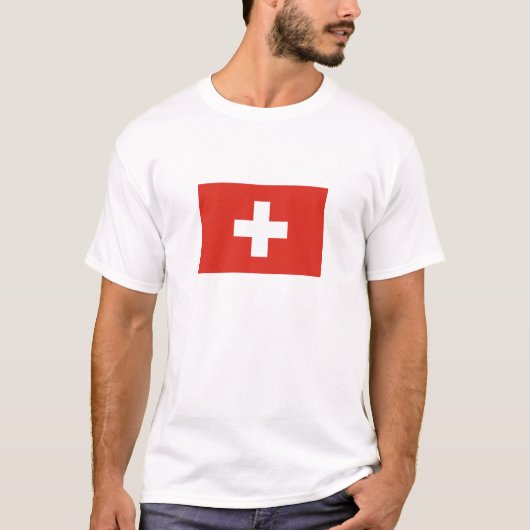 Switzerland Flag T-Shirt (Vorderseite)