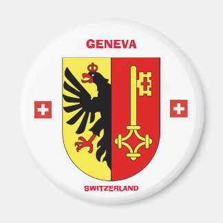 Switzerland Geneva Coat of Arms Magnet