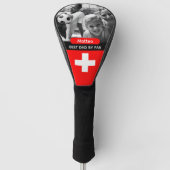 Switzerland Golf, Best Dad, Swiss Flag, Photo Golf Headcover (Vorderseite)