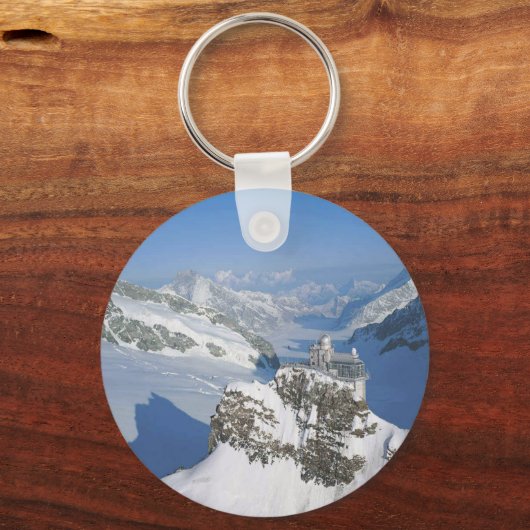 Switzerland, Jungfraujoch, top of Europe Schlüsselanhänger (Vorderseite)