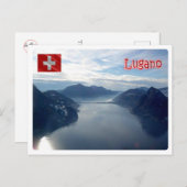 Switzerland - Lugano - Postkarte (Vorne/Hinten)