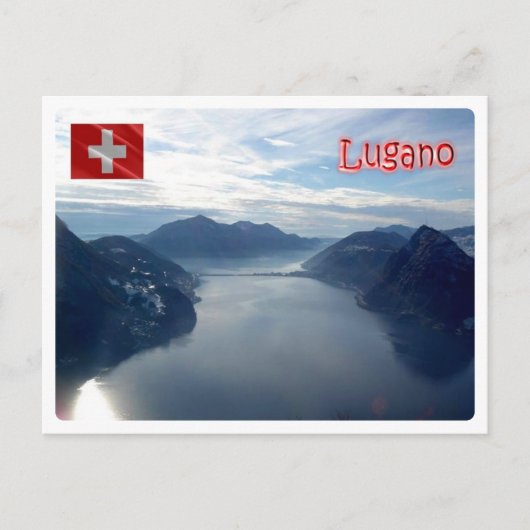Switzerland - Lugano - Postkarte (Vorderseite)