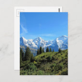 Switzerland Majestic Beautiful Postkarte (Vorne/Hinten)