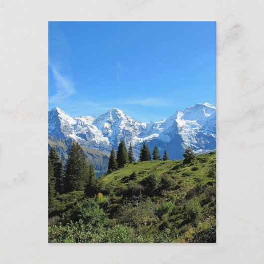 Switzerland Majestic Beautiful Postkarte (Vorderseite)