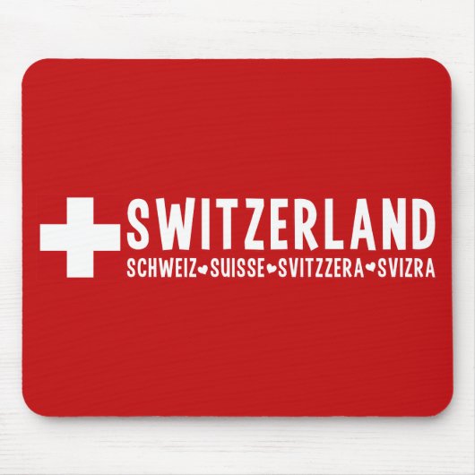 SWITZERLAND-Mousepad Mousepad (Vorne)