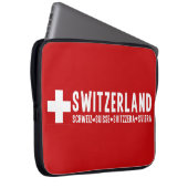 SWITZERLAND Notebook-Ärmel Laptopschutzhülle (Vorne Rechts)