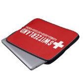 SWITZERLAND Notebook-Ärmel Laptopschutzhülle (Vorne Knopf)