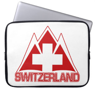 SWITZERLAND Notebook-Ärmel Laptopschutzhülle