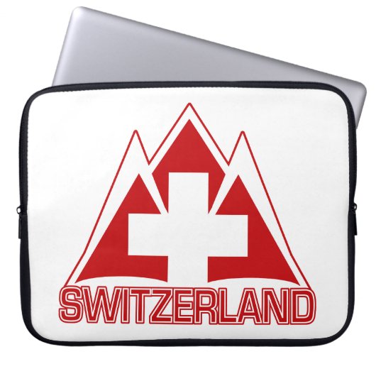 SWITZERLAND Notebook-Ärmel Laptopschutzhülle (Vorderseite)