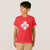 Switzerland T-Shirt - Swiss Flag Matterhorn (Vorne ganz)