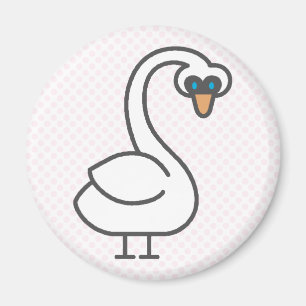 Swivvel Schwan Magnet