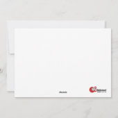 Swizzle Stick Weihnachtsfotokarte Personalisiert i Feiertagskarte (Rückseite)