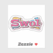 Swol außergewöhnlich gut jemand hart gearbeitet aufkleber (Blatt)