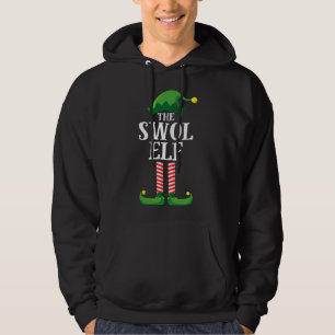 Swol Elf Matching Family Christmas Party Pajama Hoodie