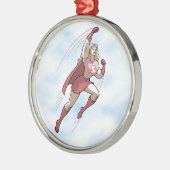 Swole Frau Ornament Aus Metall (Links)