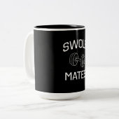 Swole Kameraden Zweifarbige Tasse (Vorderseite Links)