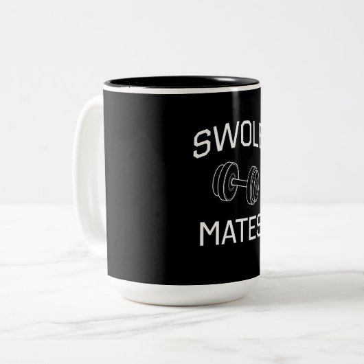 Swole Kameraden Zweifarbige Tasse (Vorderseite Links)