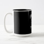 Swole Kameraden Zweifarbige Tasse (Links)