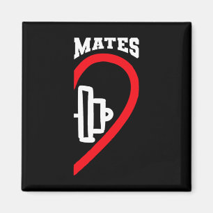 Swole Mates Niedlich Workout Matching Paare Valent Magnet
