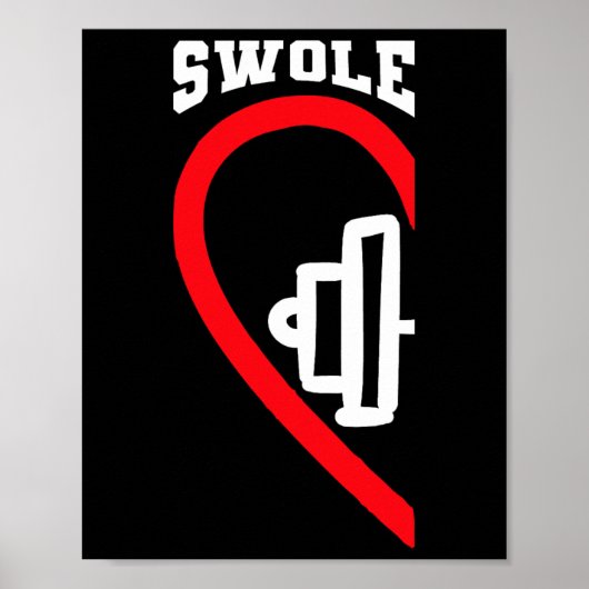 Swole Mates Niedlich Workout Matching Paare Valent Poster (Vorne)